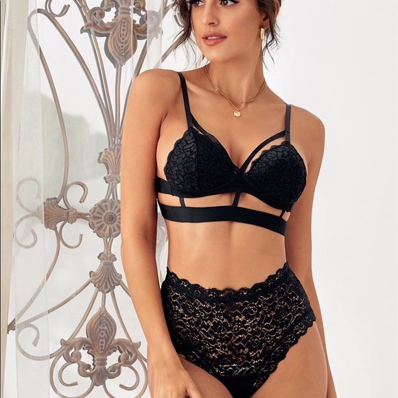 ❤️NEW push up sexy transparent lingerie set - Picture 2 of 10